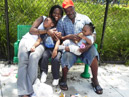 Family in Little Haiti